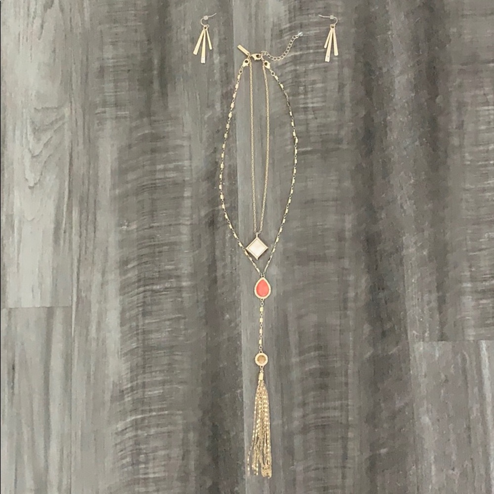 Necklace and Earrings Set! WHBM!